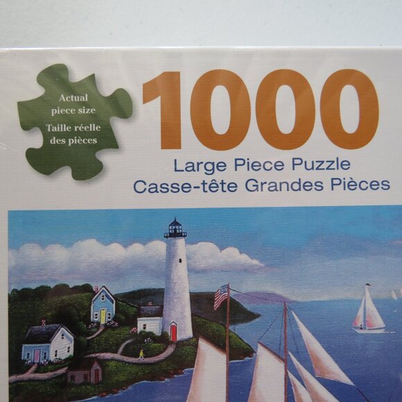 Seaside Village Spilsbury Steven Klein 1000 Large Pieces Puzzle Sealed - Picture 4 of 7